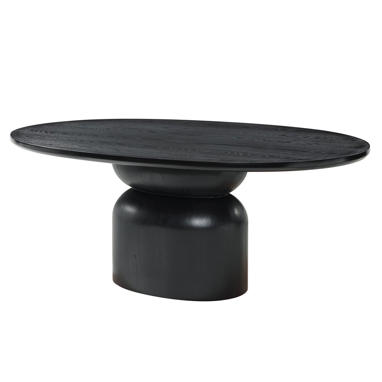 Marioly Dining Table – Ash Black Finish, Bold Modern Presence