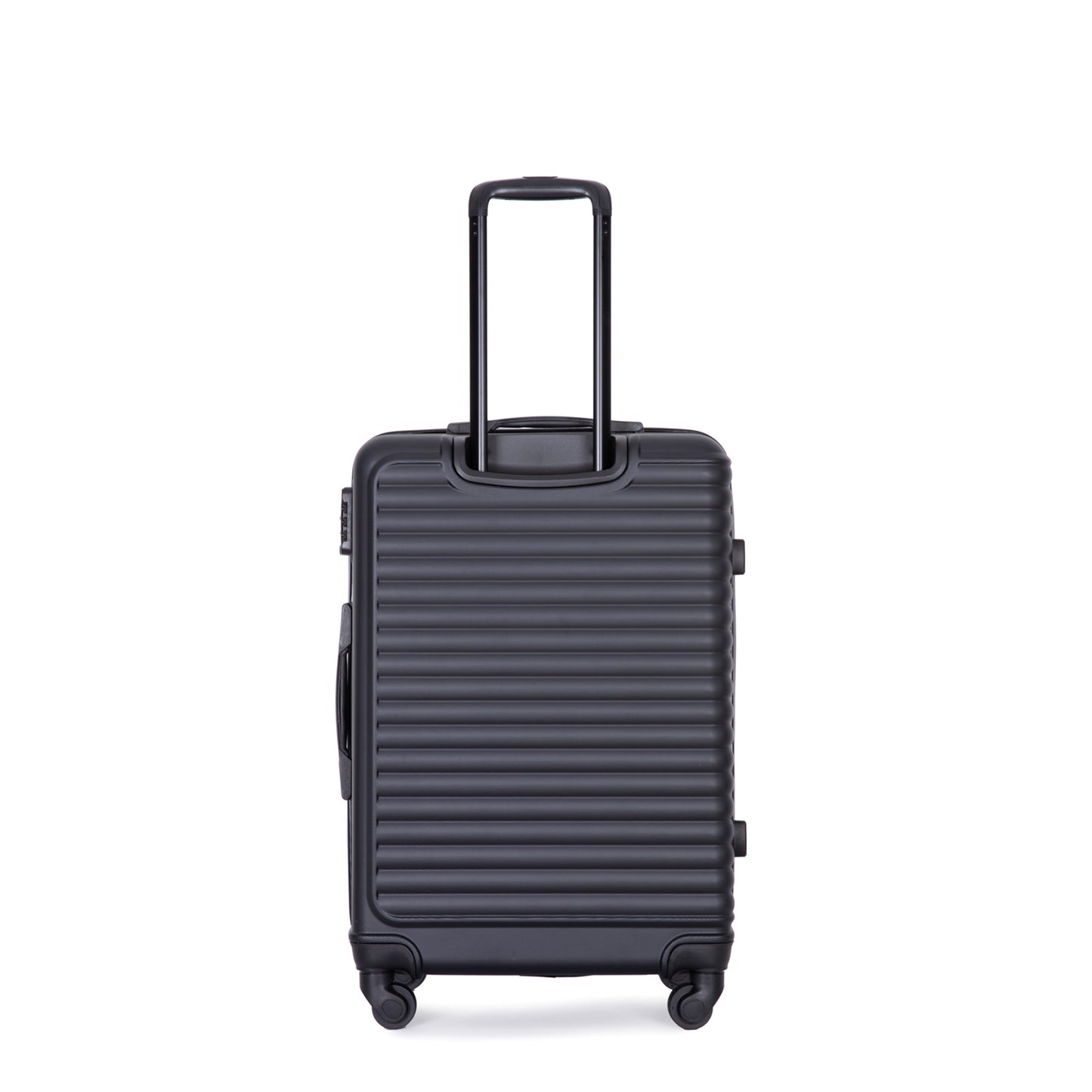 Jetera 3 - Piece ABS Luggage Set – Black Lightweight Suitcases with Spinner Wheels & TSA Lock (20"/24"/28") - JUSTLIVE NESTJUSTLIVE NEST