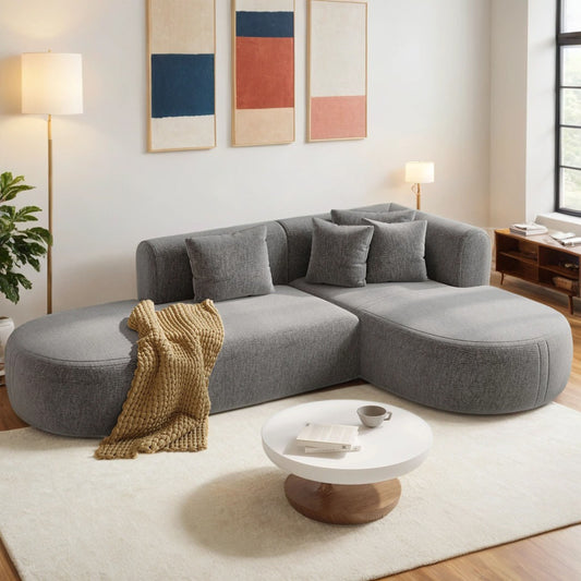Sculpted Lounge – Modern Comfort Sofa with Signature Stitch Detailing