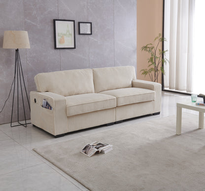 Monaco Cream Haven – Refined Cream Loveseat for Contemporary Interiors