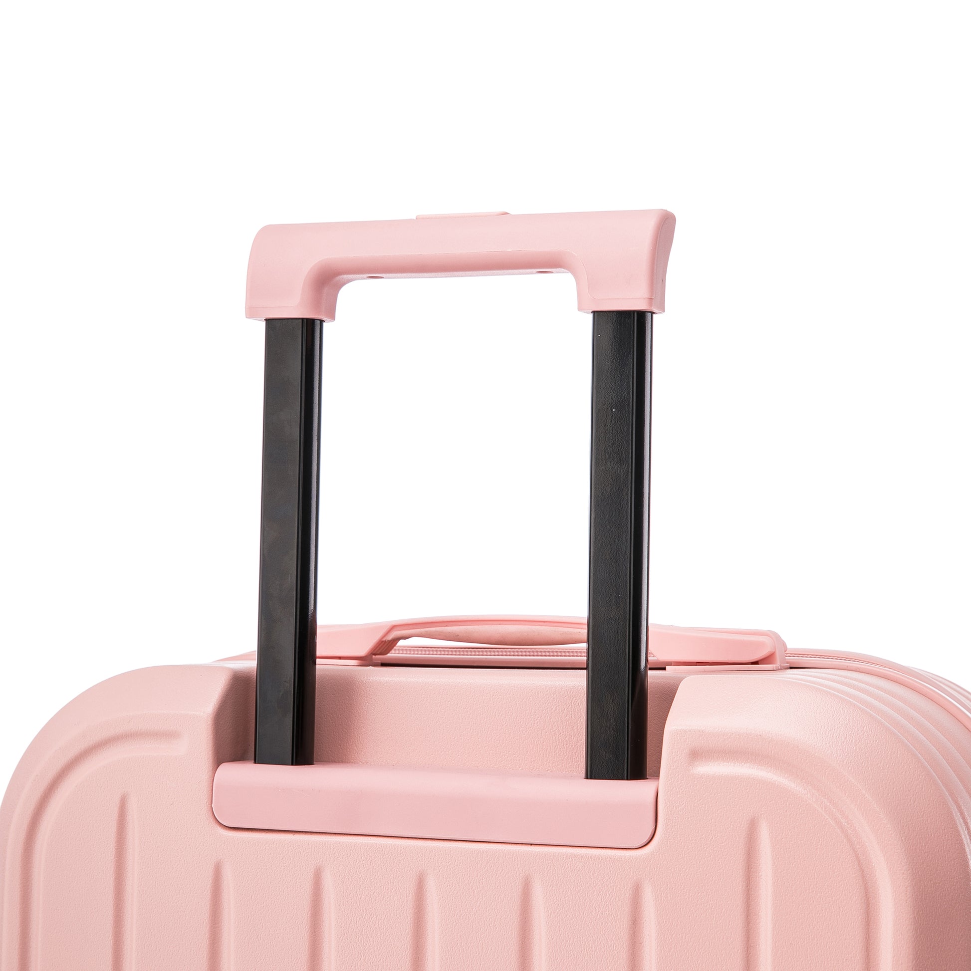 Jetera 3 - Piece ABS Travel Set – Pink 360° Spinner Suitcases with USB Port & Cup Holder (20/24/28") - JUSTLIVE NESTJUSTLIVE NEST