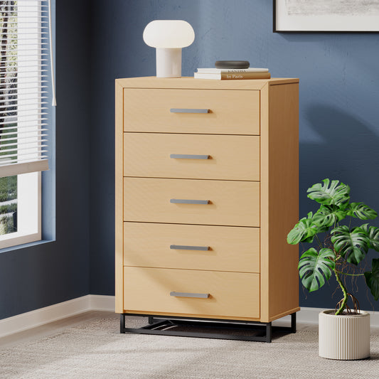 Darran 5-Drawer Chest – Simple Bedroom Storage Tower
