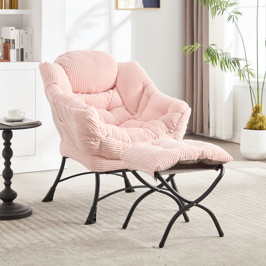 Relvanta Chair Set – Rosemist Upholstery, SideStash Pocket, FootEase Ottoman