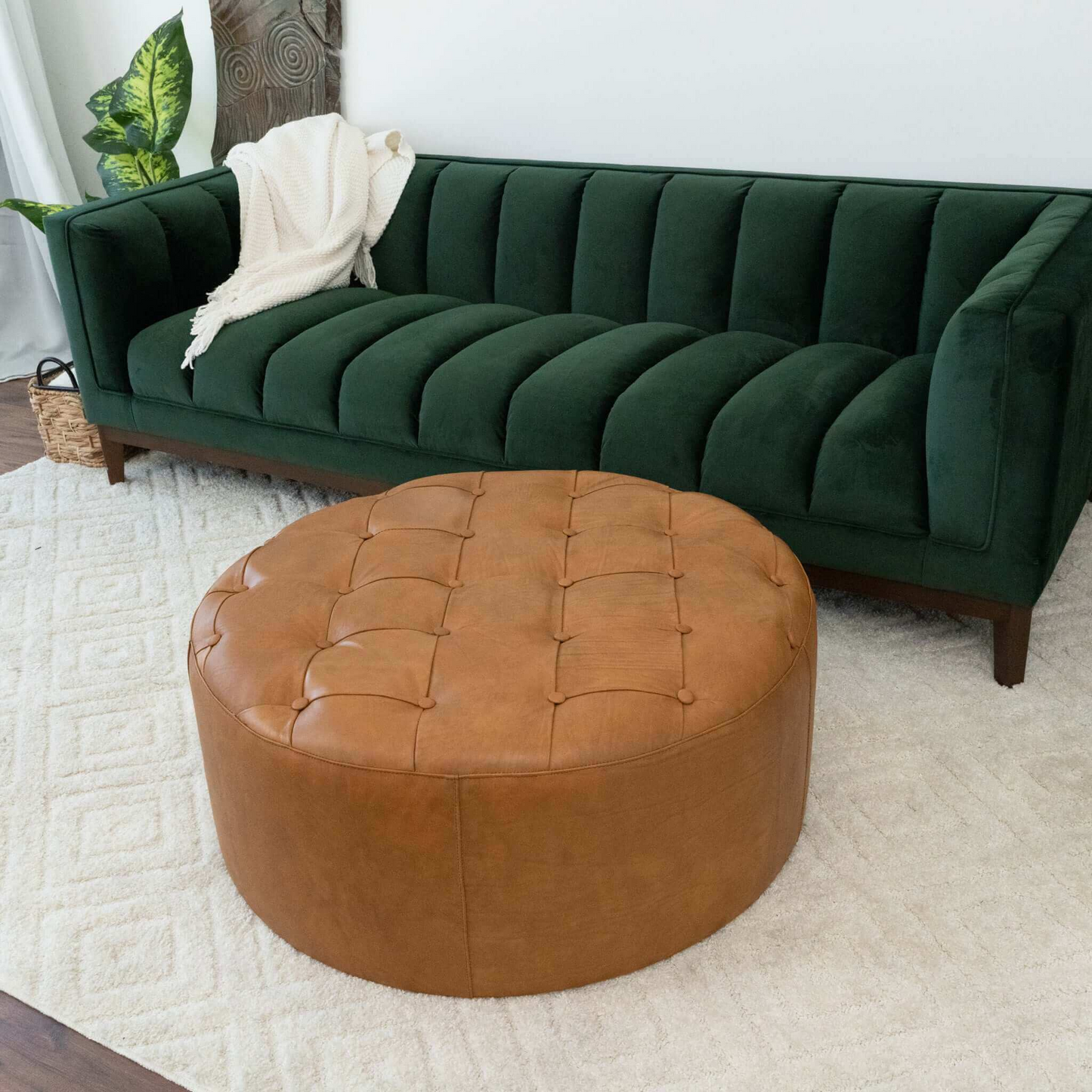 Seletar Ottoman – Caramelhide Contourform™ Base
