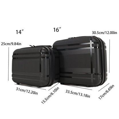 Jetera 6 - Piece Expandable Luggage Set – Lightweight Hard Shell Suitcases with Rotating Wheels & Password Lock - JUSTLIVE NESTJUSTLIVE NEST
