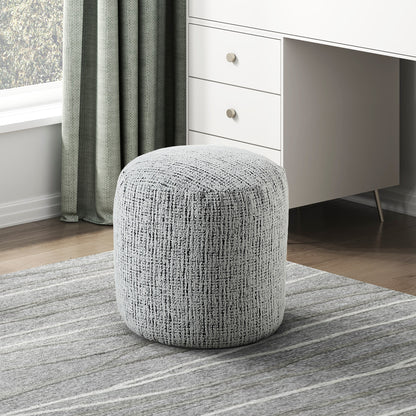 Cylin Pouf – Cheniluxe Shell, RoundNest Floor Form