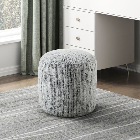 Cylin Pouf – Cheniluxe Shell, RoundNest Floor Form