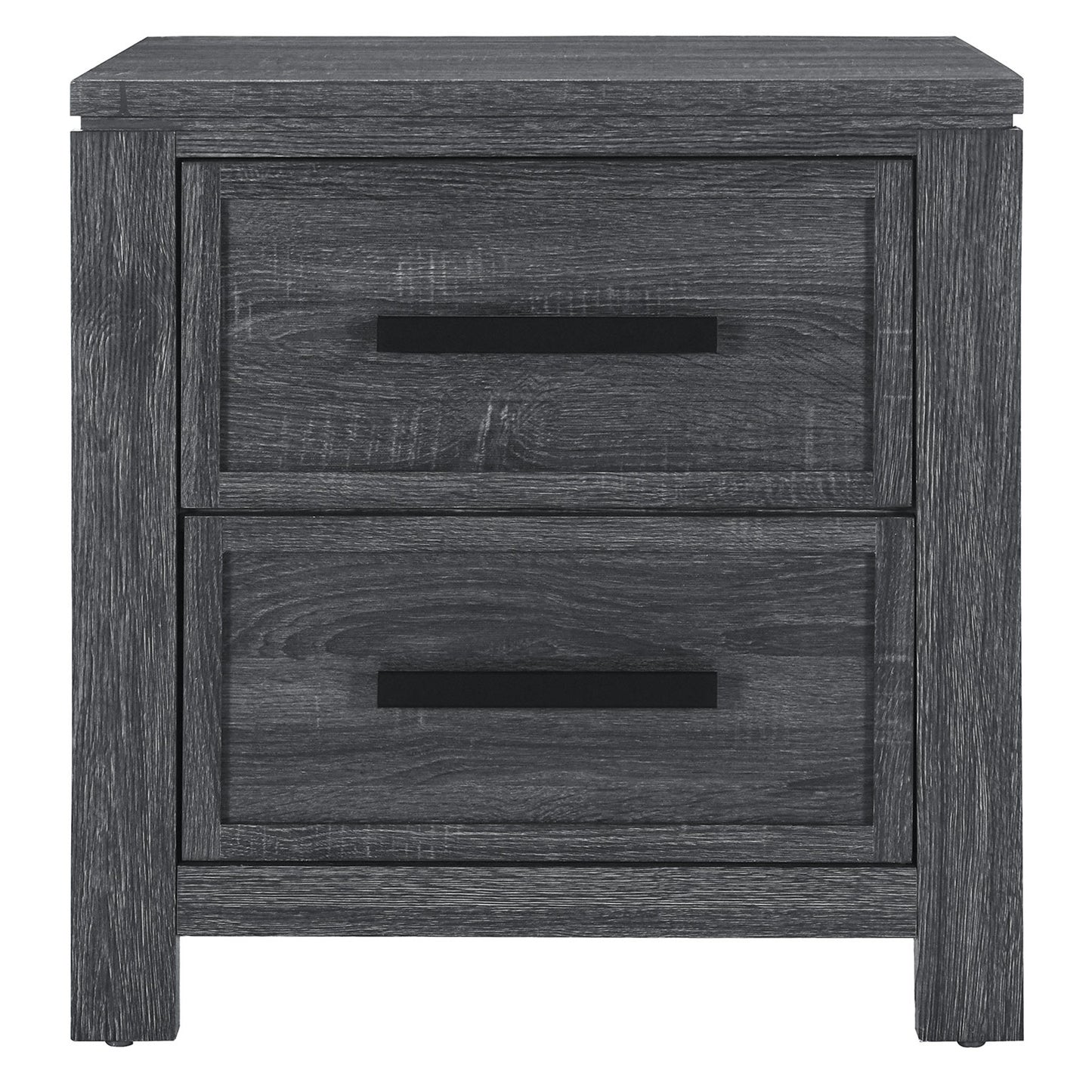 Ayara Chest – Dark Grey Nightstand with Compact 2-Drawer Frame