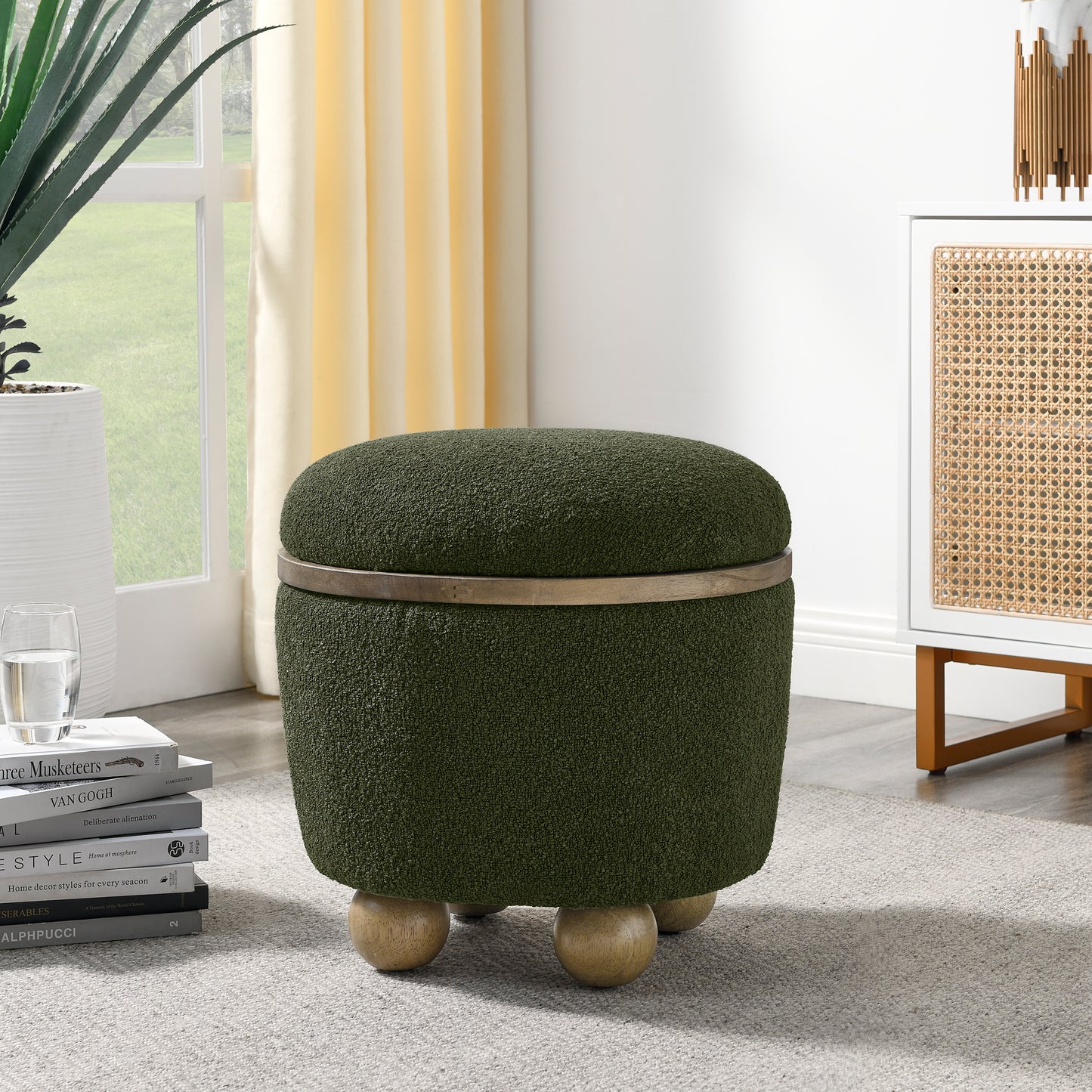 Storra Stool – Pineveil Upholstery, HiddenNest Storage Base
