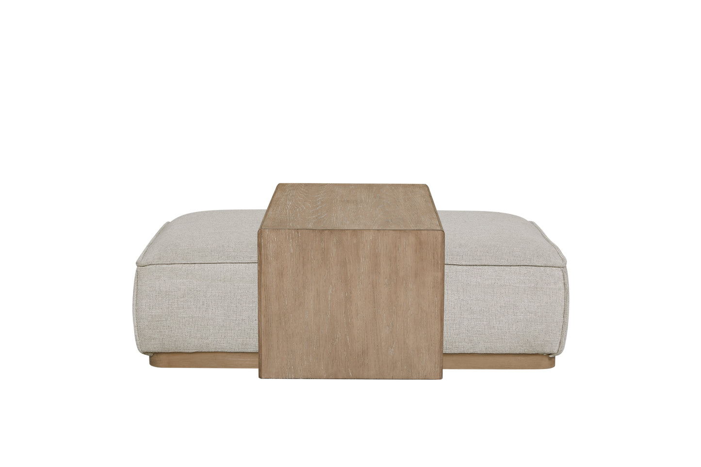 Trayson Ottoman – Stonegray Upholstery, DualTop Tray Design