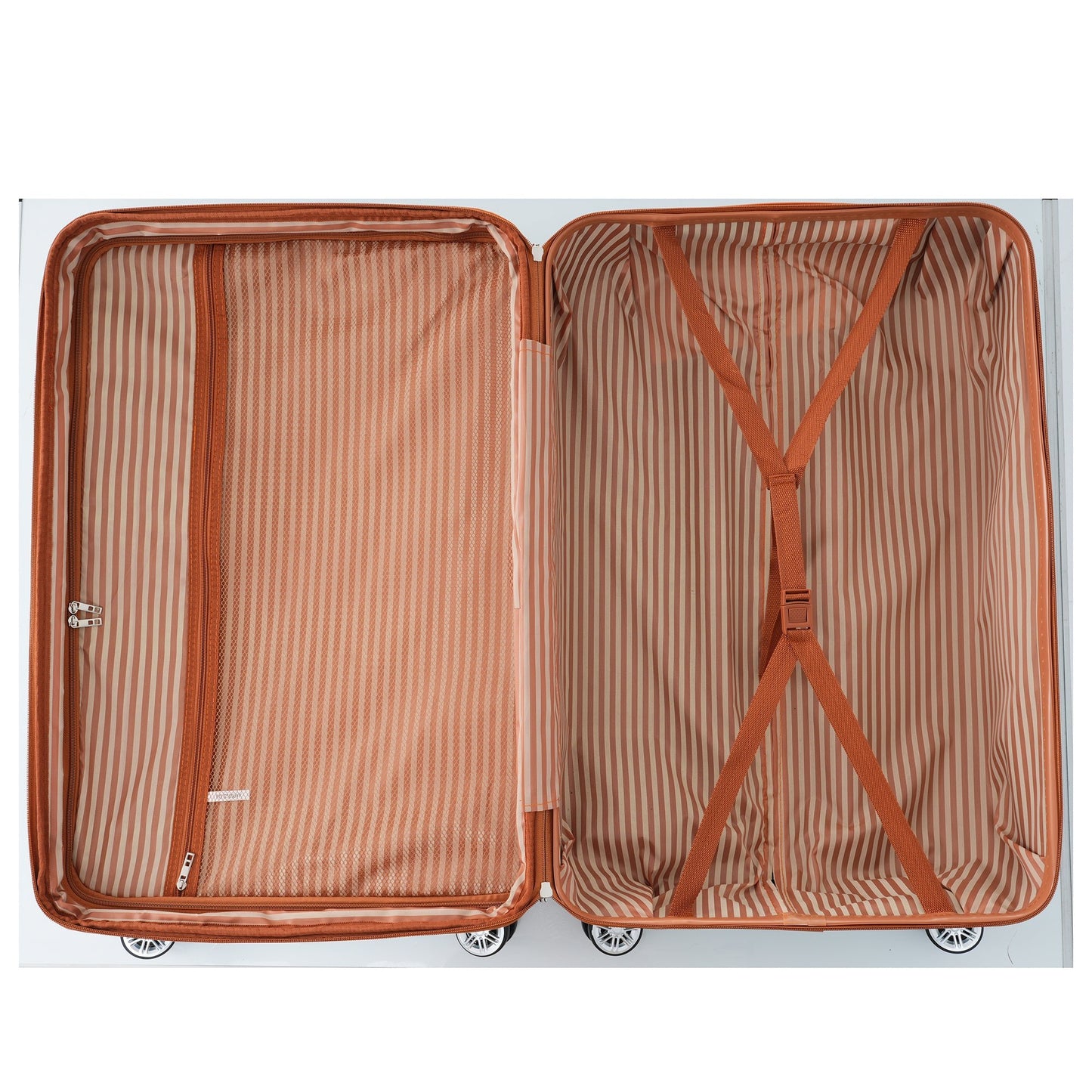 Jetera 3 - Piece Hardshell Luggage Set – Lightweight Double Spinner Suitcases with TSA Lock (20/24/28") - JUSTLIVE NESTJUSTLIVE NEST