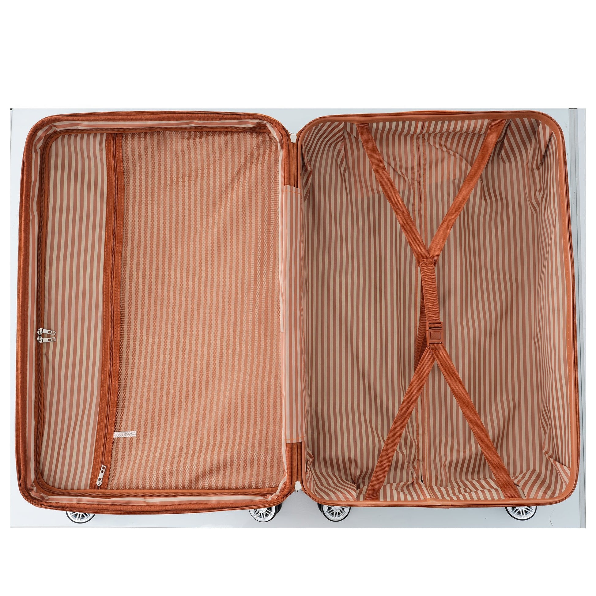 Jetera 3 - Piece Hardshell Luggage Set – Lightweight Double Spinner Suitcases with TSA Lock (20/24/28") - JUSTLIVE NESTJUSTLIVE NEST