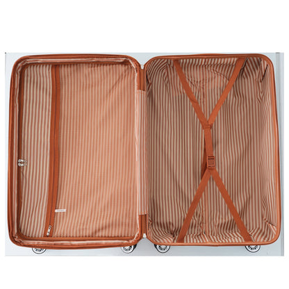 Jetera 3 - Piece Hardshell Luggage Set – Lightweight Double Spinner Suitcases with TSA Lock (20/24/28") - JUSTLIVE NESTJUSTLIVE NEST