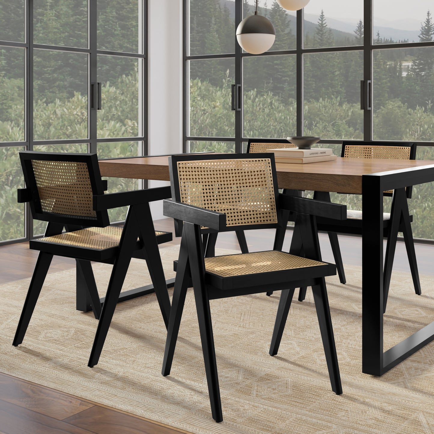 Elvra Armchairs (2pc) – DiningForm Design, Softline Frame