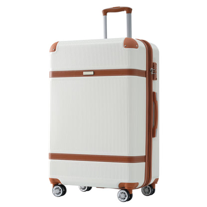 Jetera 3 - Piece Hardshell Luggage Set – Lightweight Double Spinner Suitcases with TSA Lock (20/24/28") - JUSTLIVE NESTJUSTLIVE NEST