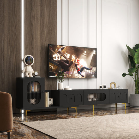 Extendra Console – Wood Expandable TV Stand with Rectangle Form