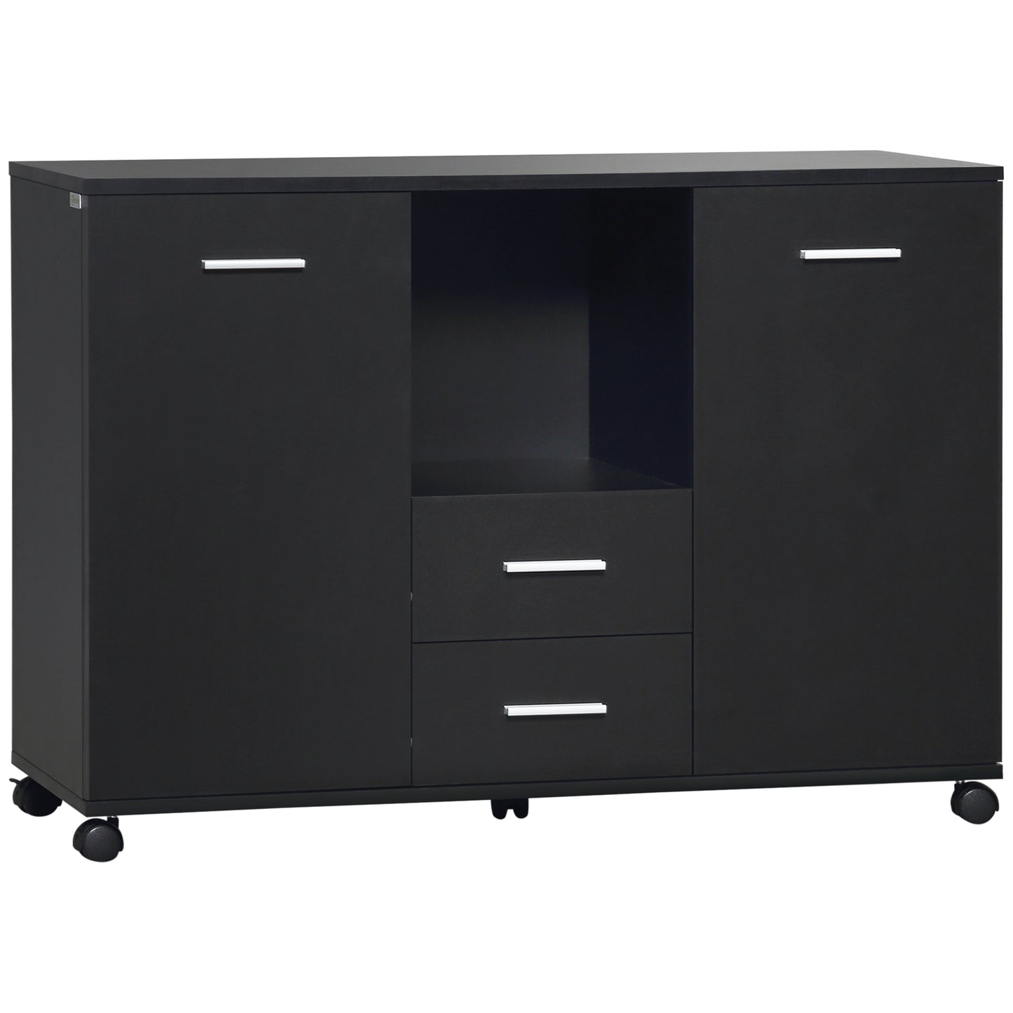 Lunaris Glass Bookcase Set – 83.4'' White Bookshelf Pair with Glass Doors, Drawers & LED Lights