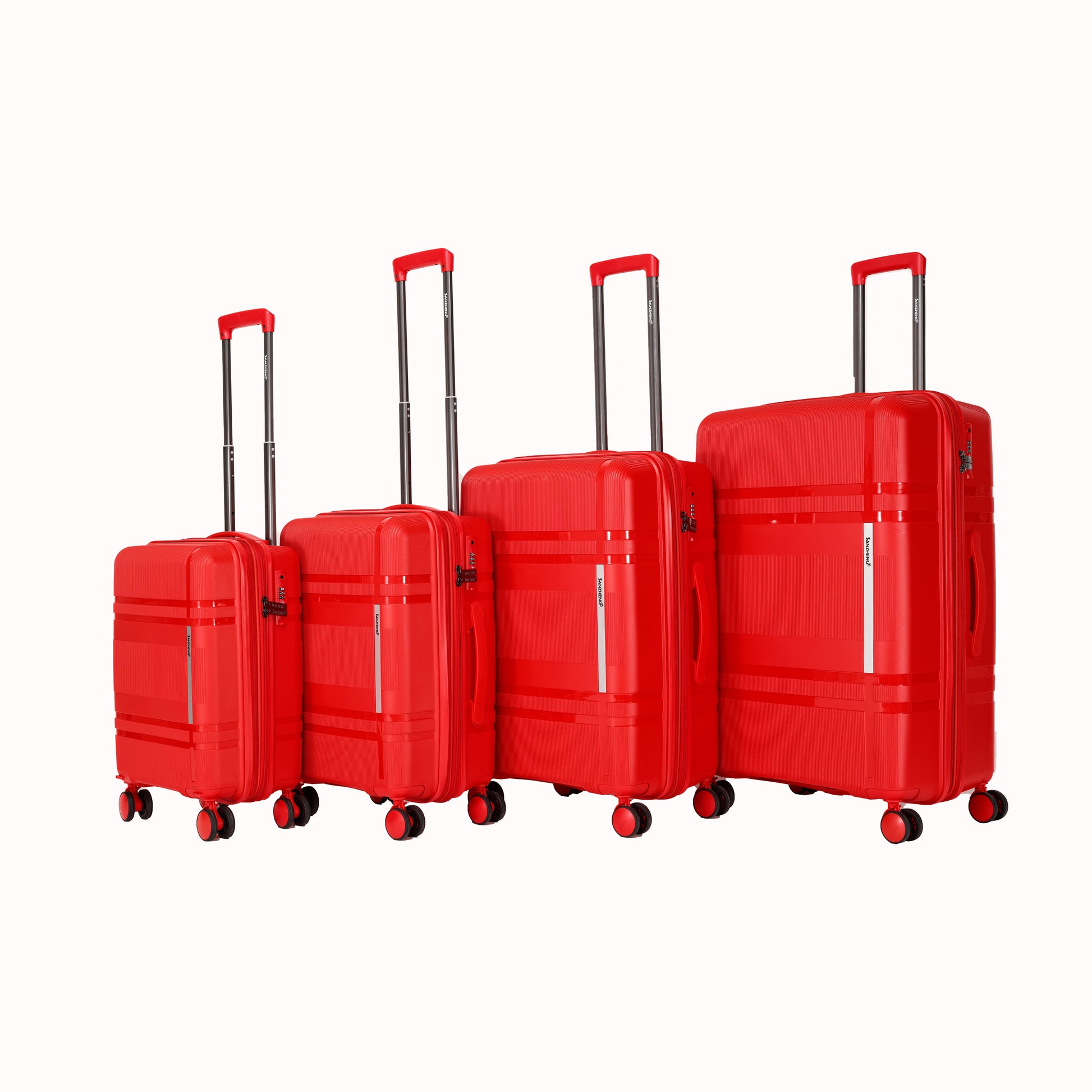 Jetera 6 - Piece Hard Shell Luggage Set – Expandable Spinner Suitcases with Password Lock & Lightweight Frames - JUSTLIVE NESTJUSTLIVE NEST