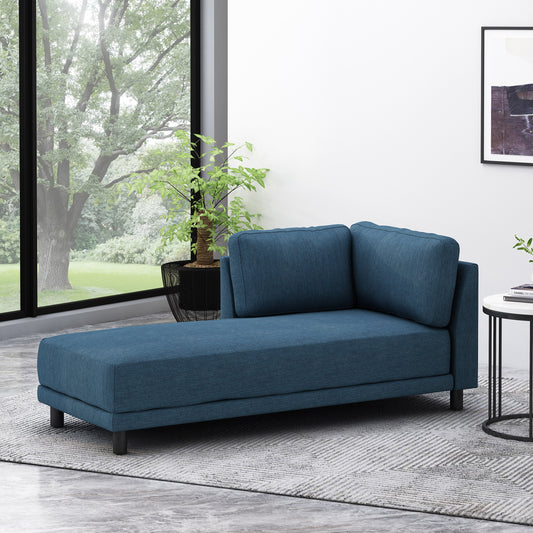 Solace Lounge Chair – Soft Ergonomic Chaise with Relax Curve and Lumbar Support