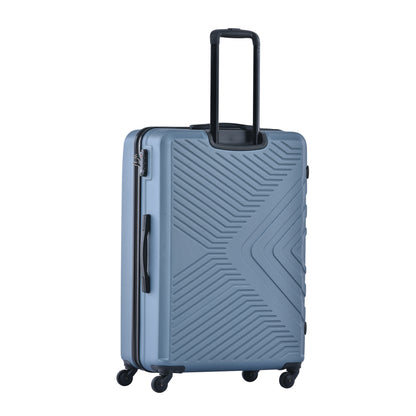 Jetera 3 - Piece ABS Luggage Set – Blue Spinner Suitcases with Lightweight Hard Shell & TSA Lock (20/24/28") - JUSTLIVE NESTJUSTLIVE NEST