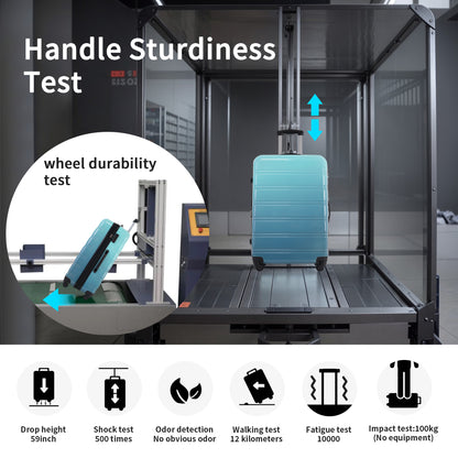 Jetera 3 - Piece Gradient Luggage Set – Expandable Hardshell Suitcases in Blue Fade with Spinner Wheels & TSA Lock (20/24/28") - JUSTLIVE NESTJUSTLIVE NEST