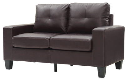Nouvara™ Modular Loveseat – Deep Mocha 2-Seater with Customizable Seating Design