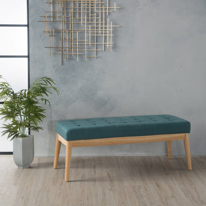 Flynna Compact Ottoman – Simple Soft Top Footstool, Cozy Accent Seat