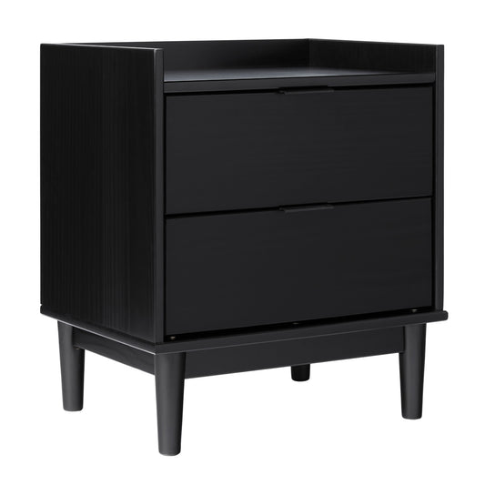Luntra Glow Stand – Solid Wood Illuminated Nightstand with 2 Drawers