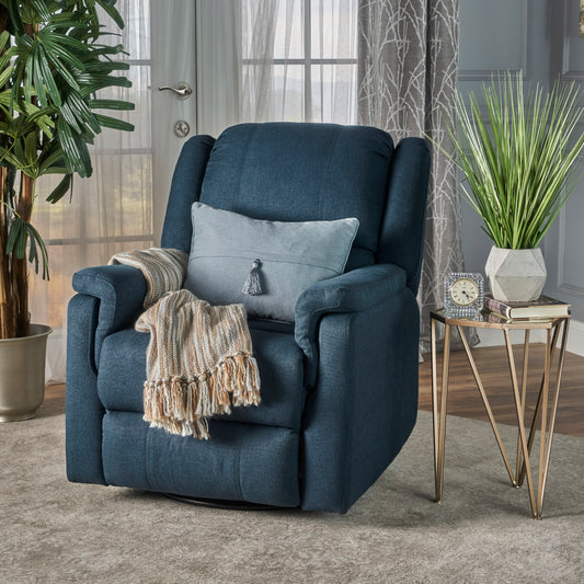 Glidra Swivel Chair – Modern Recliner with Rocker Base and Smooth Motion for Small Spaces