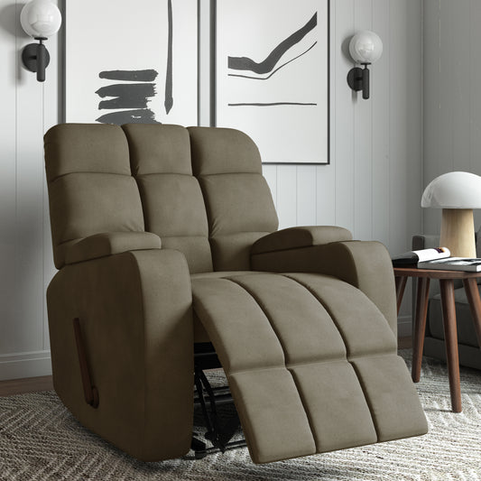 Granada Comfort Chair – Sage Gray Upholstered Recliner with Classic Padded Silhouette