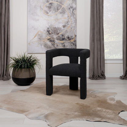 Nyvelle Chair – Obsidiglaze Bouclé, Softcurve Form, LuxeShell Wrap
