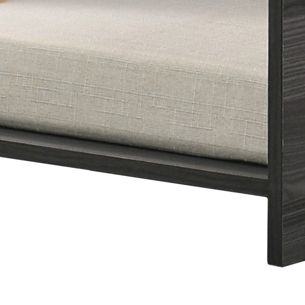 Esme 47" Storage Pet Bed – Ash Gray Lounge with Cushion & Side Compartment - JUSTLIVE NESTJUSTLIVE NEST