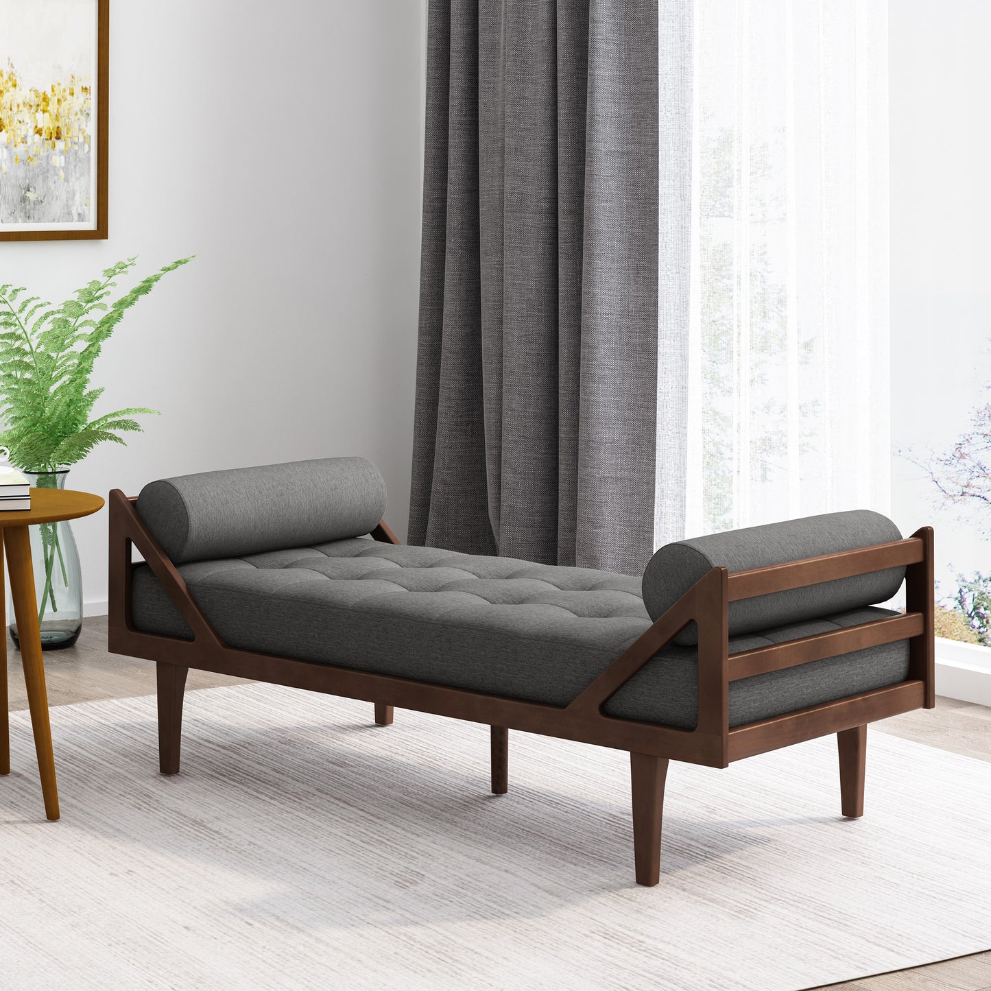Solace Lounge Chair – Ergonomic Floor Chaise for Relaxation and Lounging