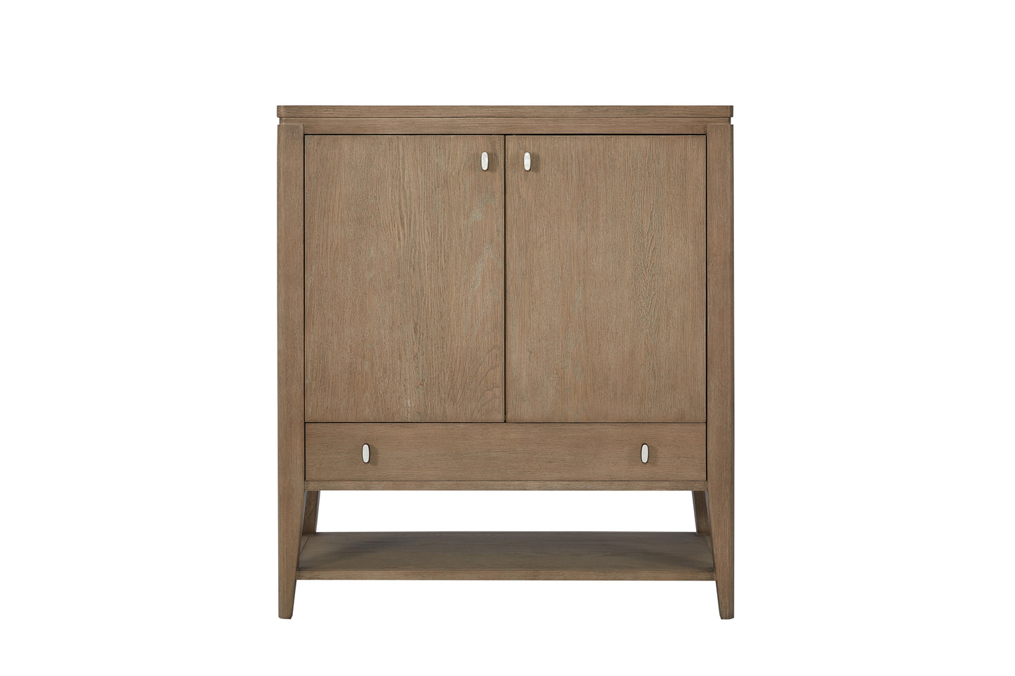 Halden Toffee Chest – Tall Wooden Storage Tower with Smooth Door Front