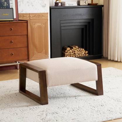Sylven Ottoman – Sandtone Finish, ModNest Form