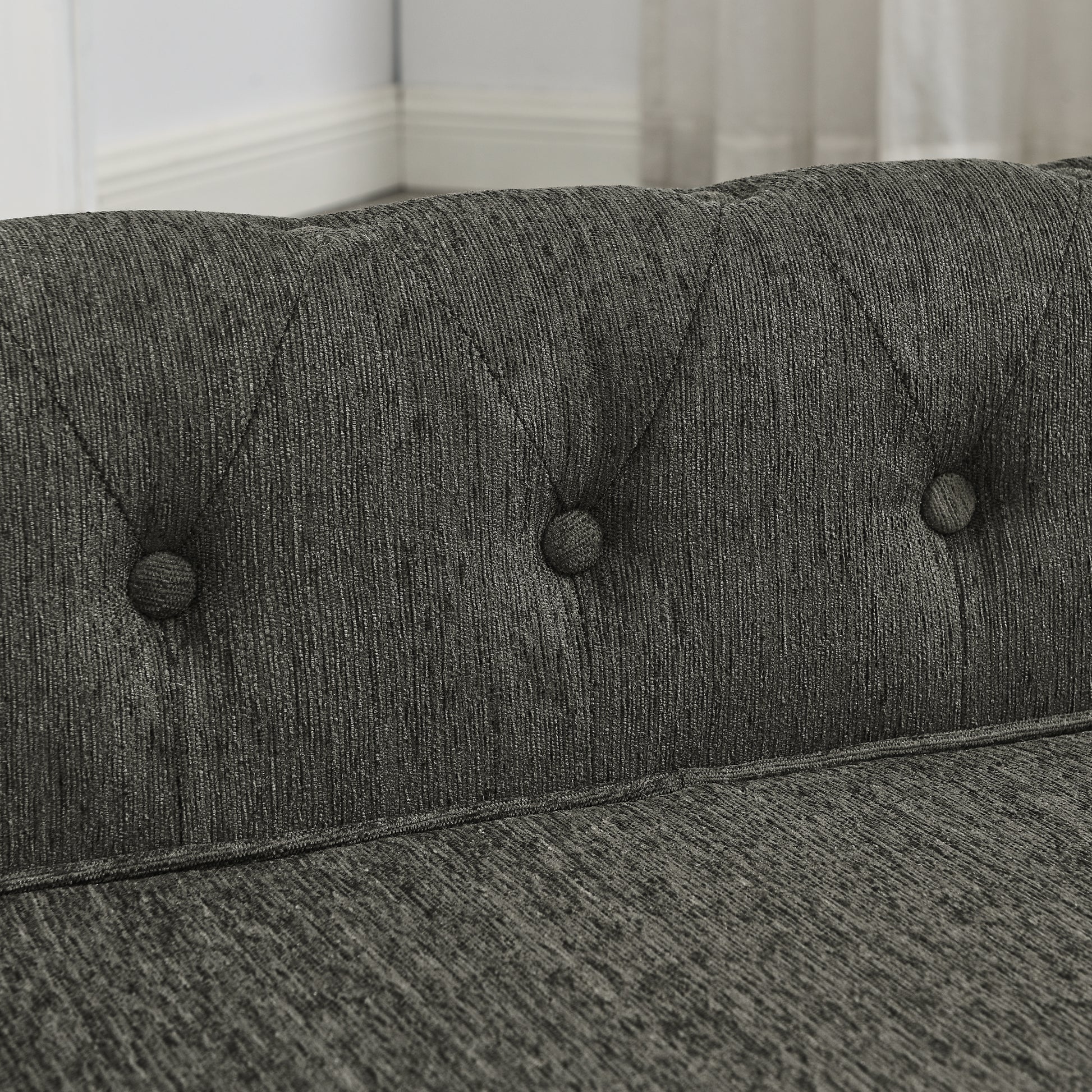 Kova Modern Pet Sofa – Dark Gray Elevated Bed for Small & Medium Dogs, Durable Upholstery - JUSTLIVE NESTJUSTLIVE NEST