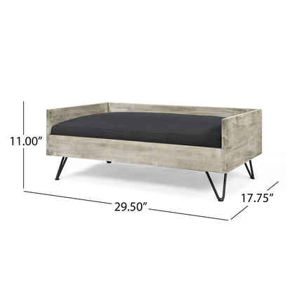 Kova Classic Dog Bed – Minimal Raised Pet Lounger with Soft Cushion - JUSTLIVE NESTJUSTLIVE NEST