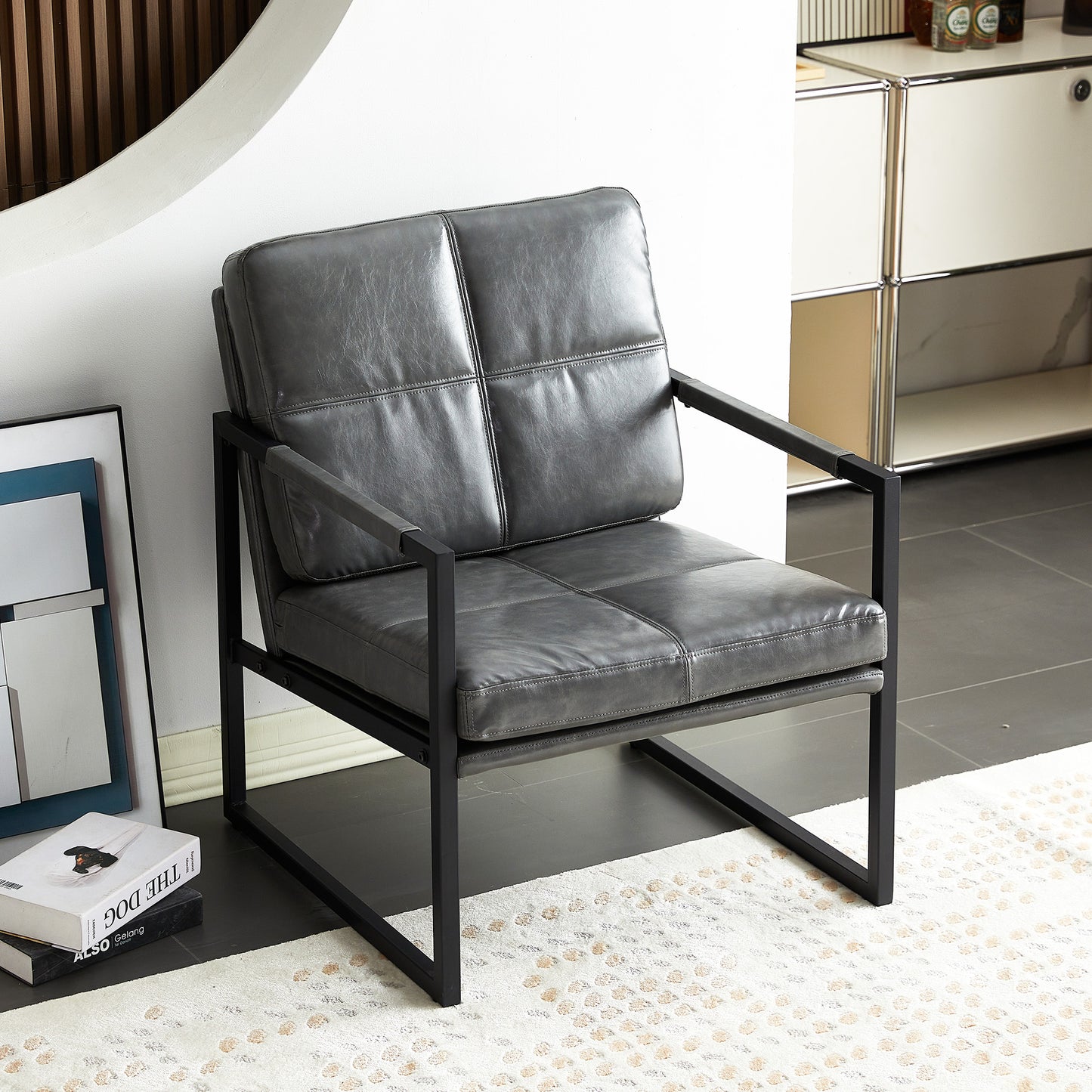 Drevara Chair – Steelhide PU, Recliflex Frame, Stormtone Finish