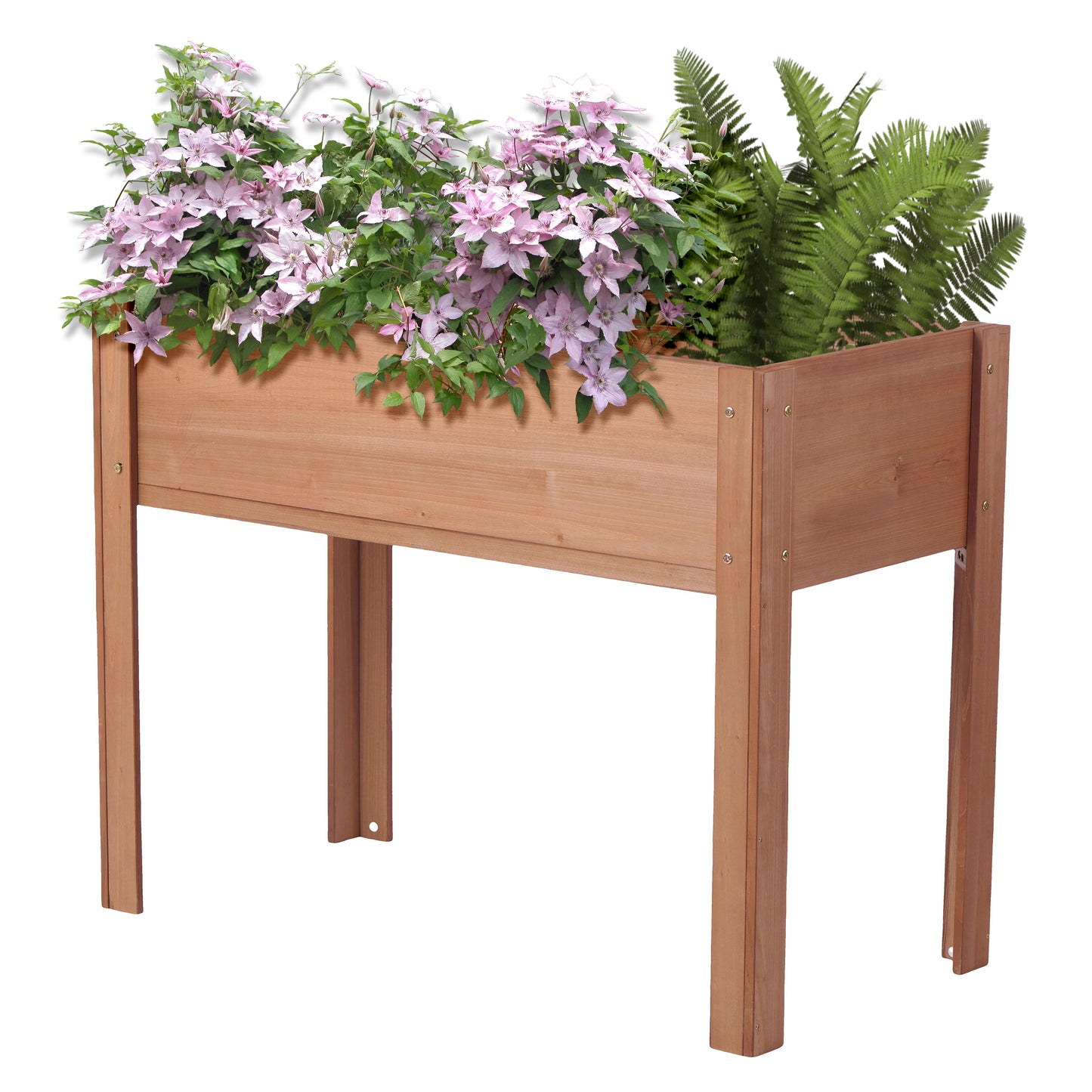 Lunra Planter – Compact Raised Wood Garden Bed with Legs