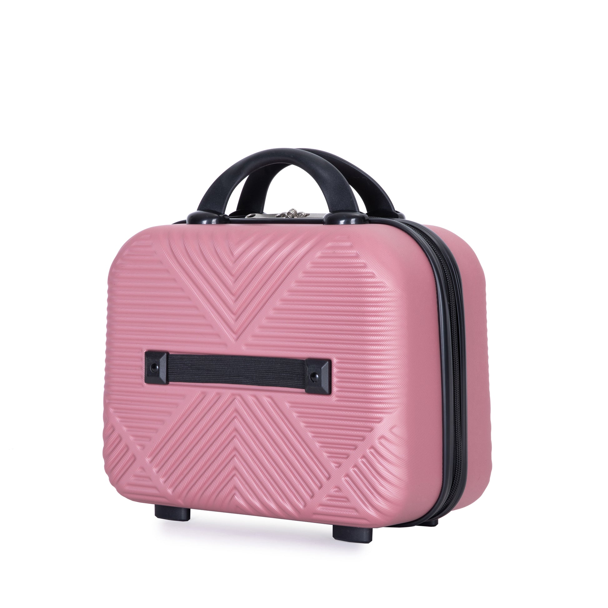 Jetera 4 - Piece ABS Luggage Set – Pink Lightweight Suitcases with Spinner Wheels & Makeup Box (14/20/24/28") - JUSTLIVE NESTJUSTLIVE NEST