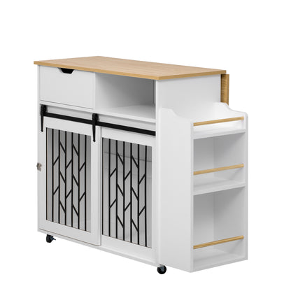 Hollo Pet Island Crate – Dog Kennel with Kitchen Countertop & End Table Style Base - JUSTLIVE NESTJUSTLIVE NEST