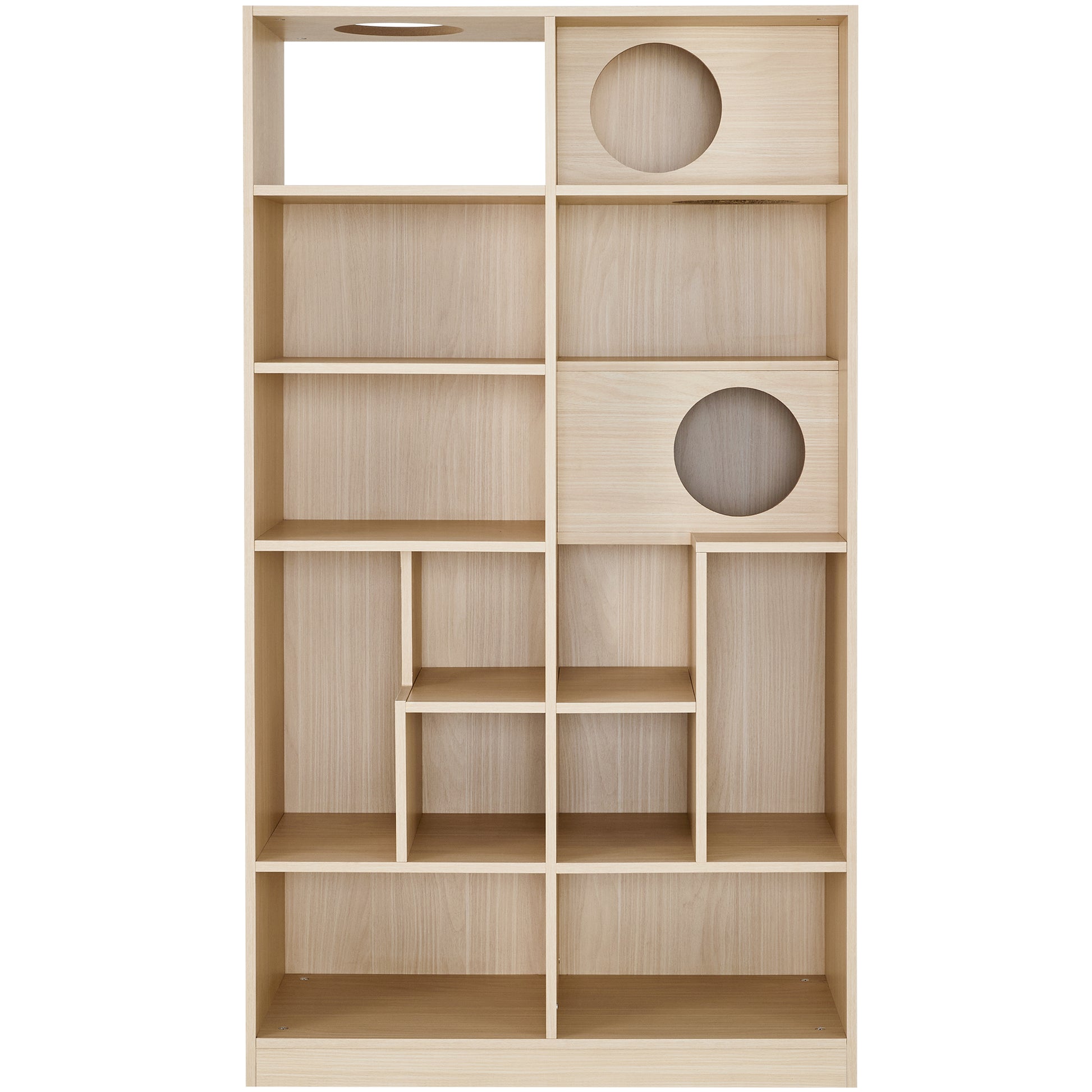 Nuvio Cat Tree Bookcase – Furniture - Style Cat Tower with Shelves & Climbing Platforms - JUSTLIVE NESTJUSTLIVE NEST