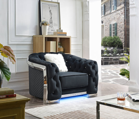 Zafrix Chair – Obsidex Shell, Arclo Metal Base