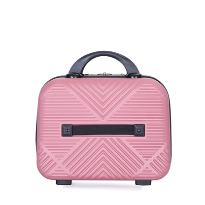 Jetera 4 - Piece ABS Luggage Set – Pink Lightweight Suitcases with Spinner Wheels & Makeup Box (14/20/24/28") - JUSTLIVE NESTJUSTLIVE NEST