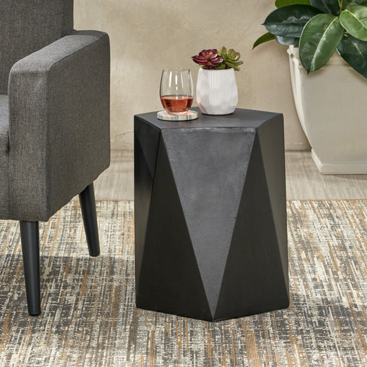 Apollo Side Table – Sculpted Minimal Accent in Timeless Form