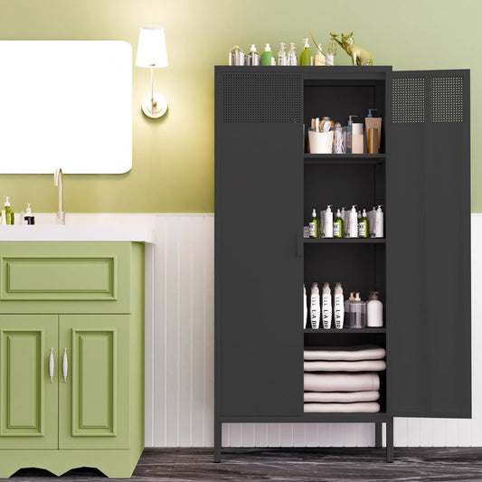 Staxa Filing Stand – Rolling Lateral Printer Cabinet with File Drawer and Open Shelf