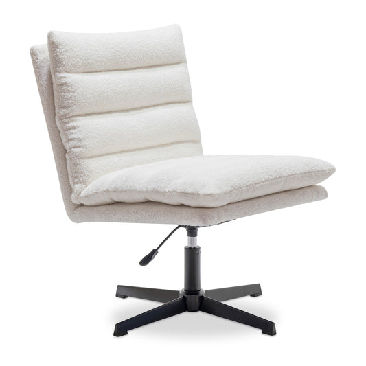 Frevia Chair – Teddibeam Texture, FlexCross Swivel Base