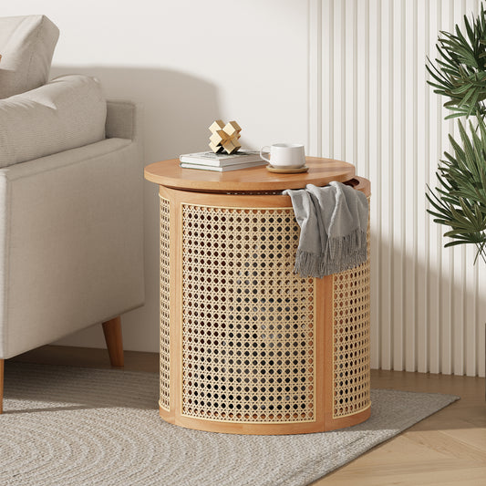 Naro Side Table – NaturalCore Rubberwood with SmoothEdge Top