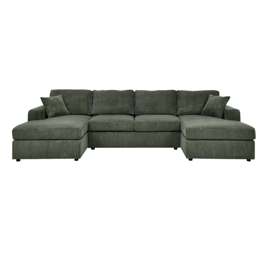 3-Piece Luxe Lounger – Dual Comfort Daybed Set with Plush Ribbed Finish