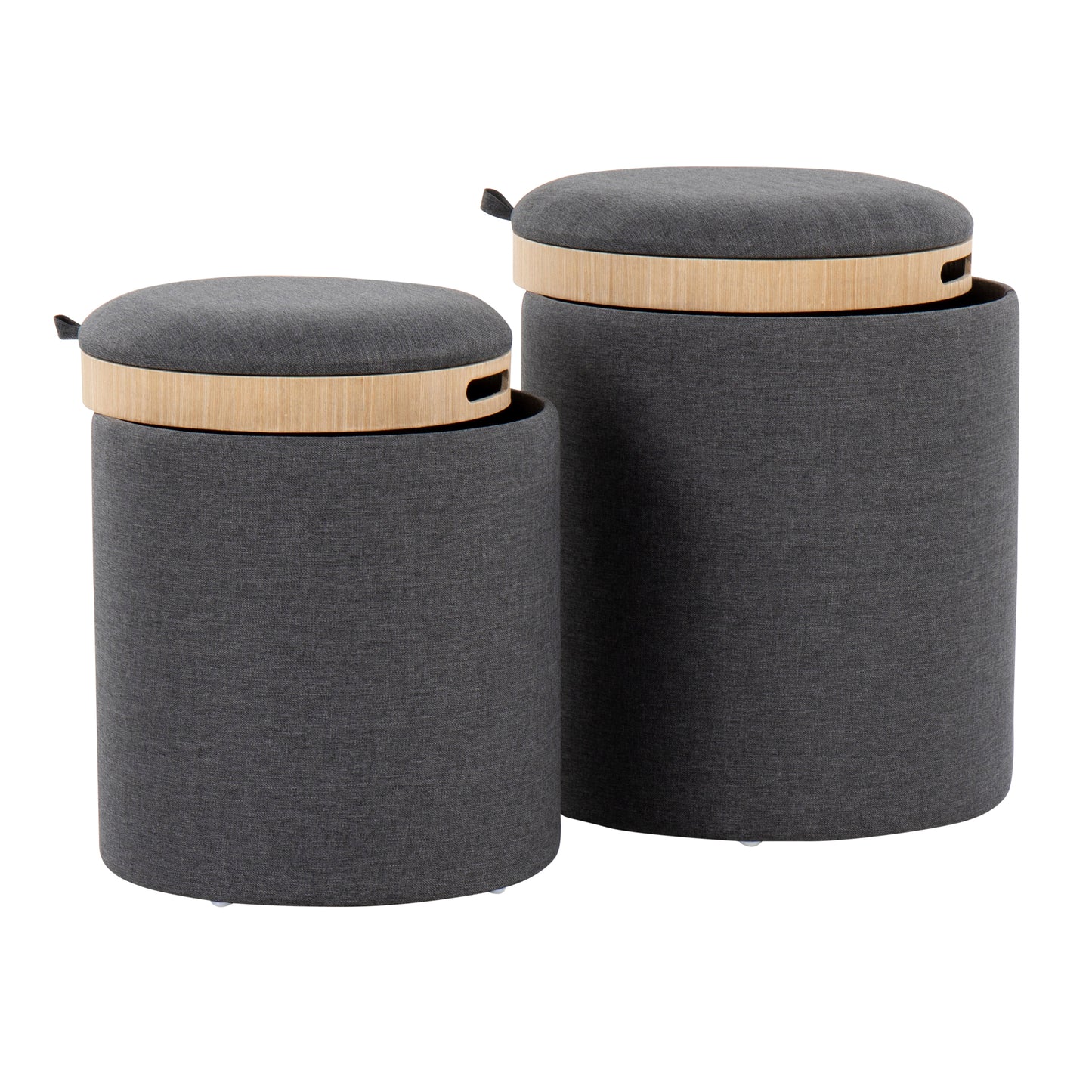 Norlo Nesting Set – Charcloud Fabric with Timbergrain Legs